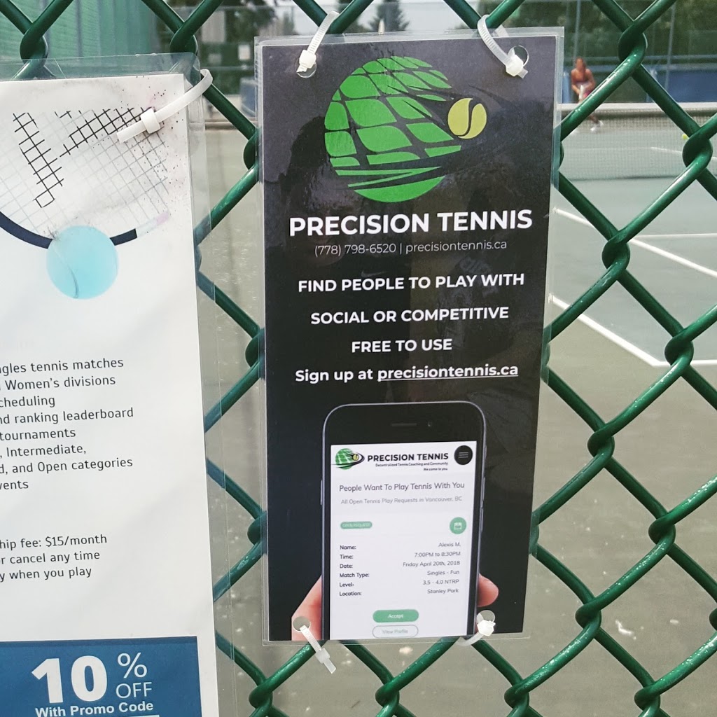 Precision Tennis Lessons | 4600 Cambie St, Vancouver, BC V5Y 2M9, Canada | Phone: (778) 798-6520