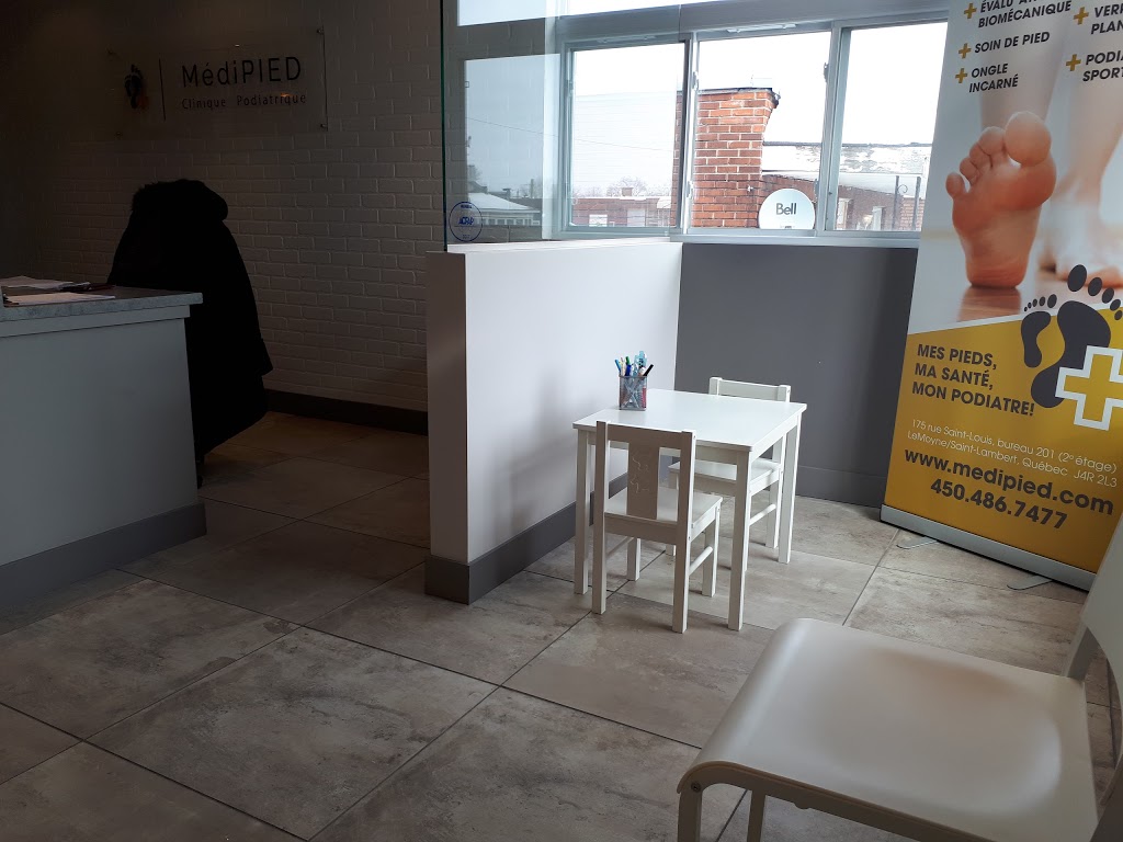 MédiPied Clinique podiatrique | 175 Rue Saint-Louis #201, LeMoyne, QC J4R 2L3, Canada | Phone: (450) 486-7477