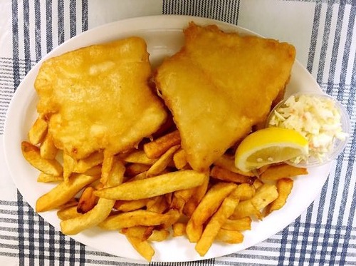 Riverside Fish Hut | 157 King St W, Cambridge, ON N3H 1B5, Canada | Phone: (519) 653-0788