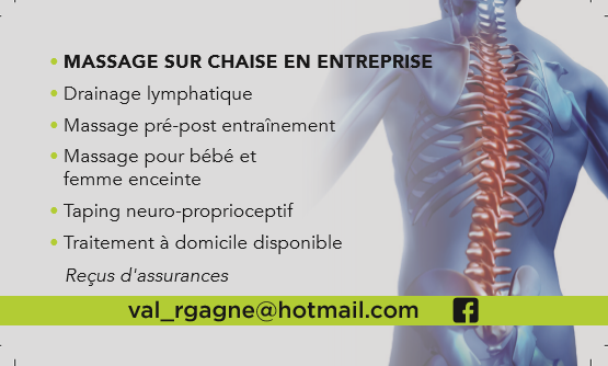 Massothérapie Valérie Gagné | 3270 Rue Lamothe, Terrebonne, QC J6Y 1A5, Canada | Phone: (514) 688-0823