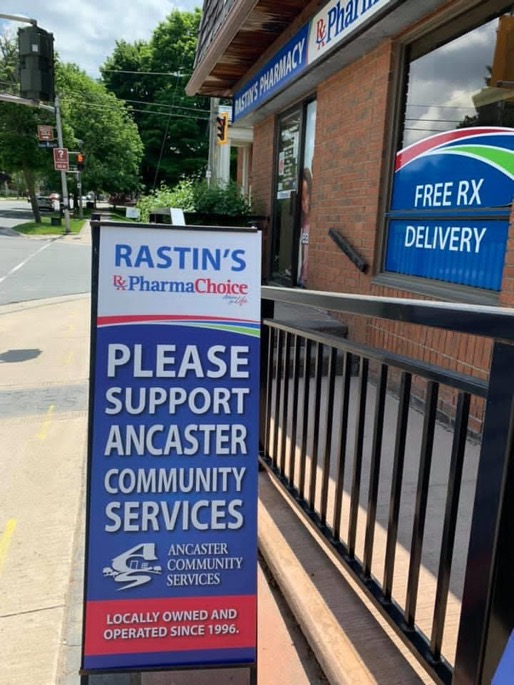 Rastins Pharmacy, PharmaChoice | 323 Wilson St E, Ancaster, ON L9G 4A8, Canada | Phone: (905) 648-6343