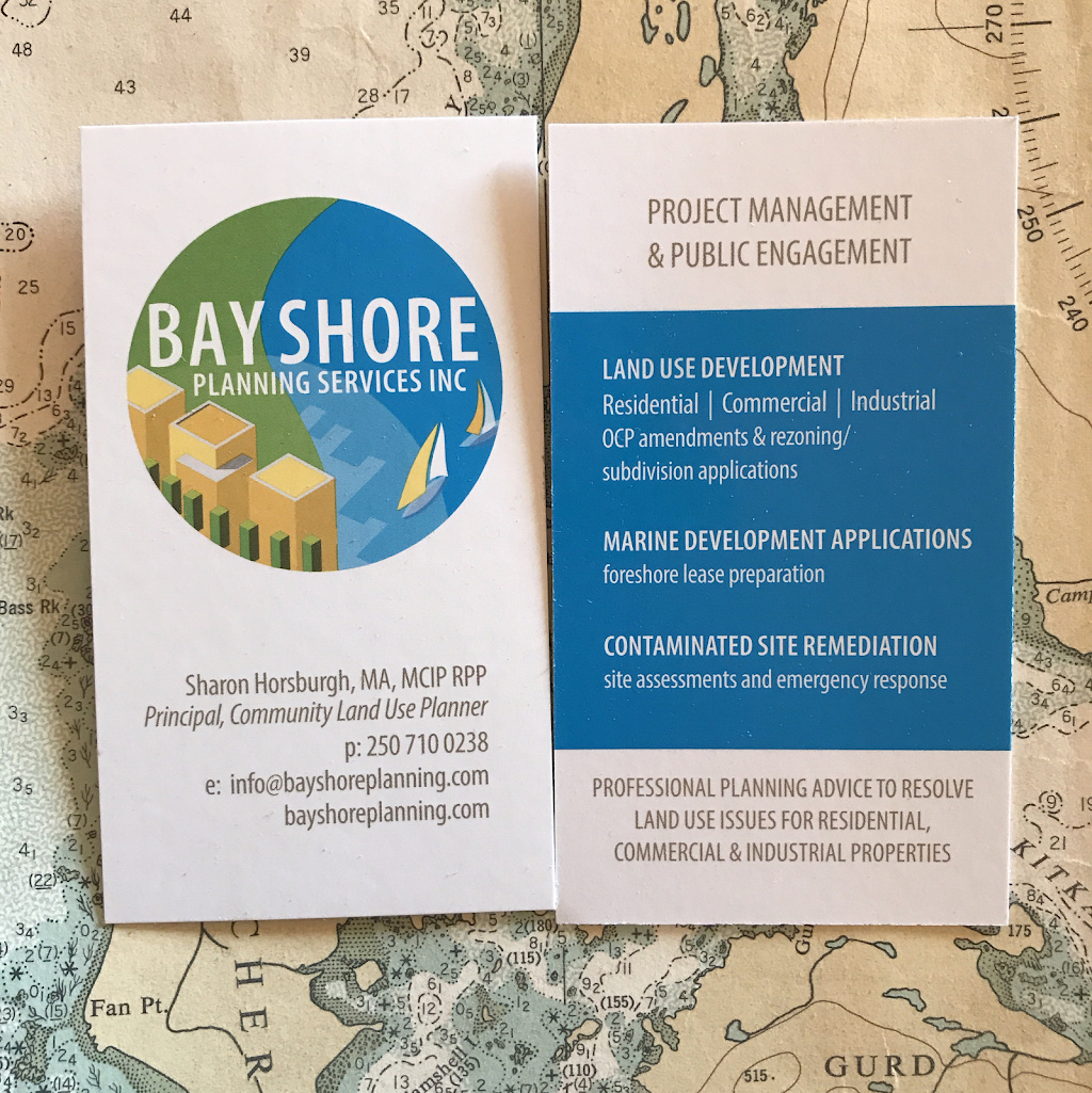 Bayshore Planning Services | 6499 Genoa Bay Rd, Duncan, BC V9L 5Y3, Canada | Phone: (250) 710-0238
