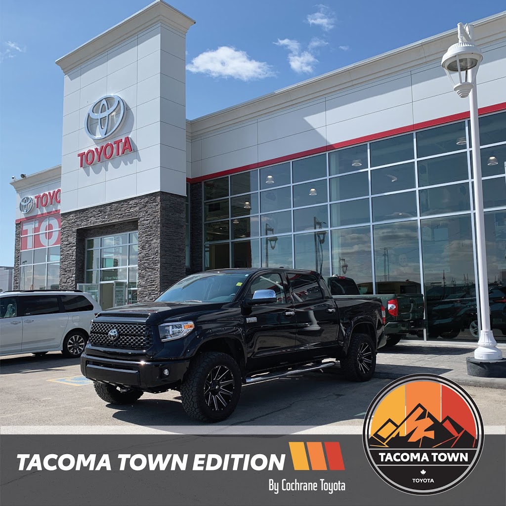 Cochrane Toyota + Tacoma Town | 8 River Heights Dr, Cochrane, AB T4C 0N8, Canada | Phone: (403) 932-9900