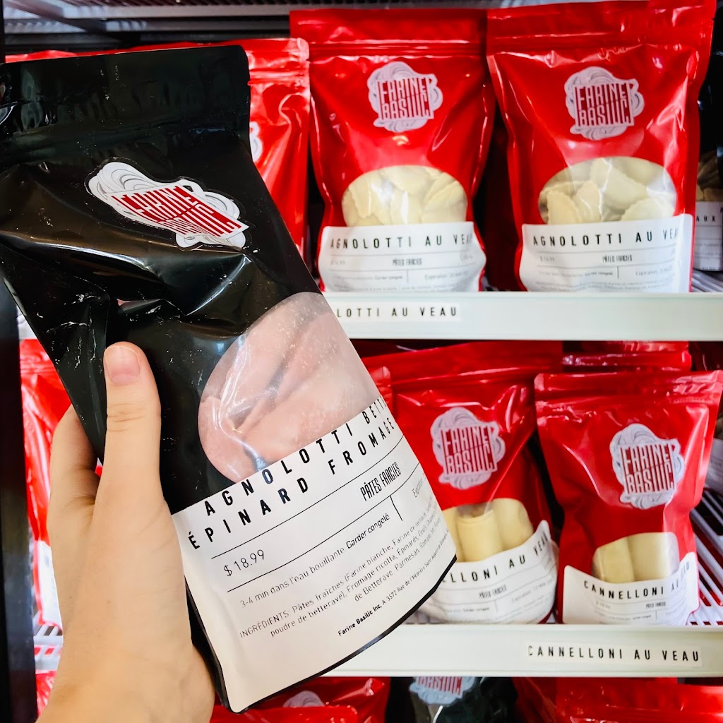 Farine Basilic - Pâtes fraîches et farcies | 3572 Rue de lHêtrière A, Saint-Augustin-de-Desmaures, QC G3A 2L4, Canada | Phone: (581) 980-3140