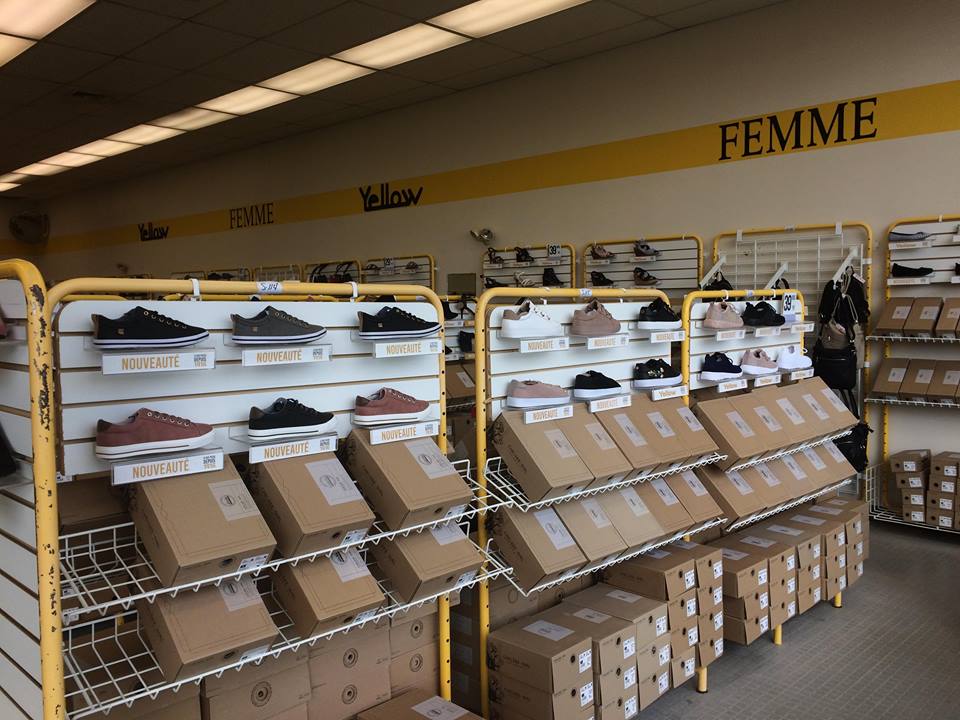 Chaussures Yellow | 1224 Bd Marcotte, Roberval, QC G8H 2P2, Canada | Phone: (418) 275-5504
