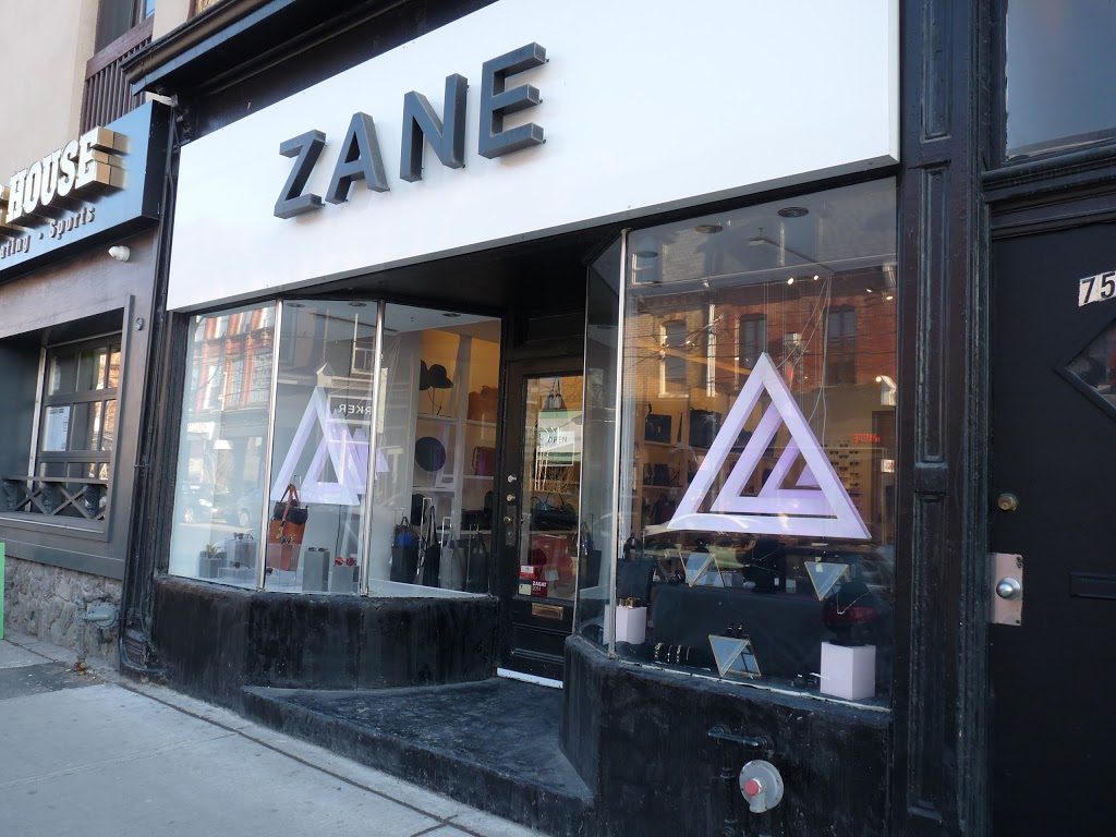 ZANE | 753 Queen St W, Toronto, ON M6J 1G1, Canada | Phone: (647) 352-9263