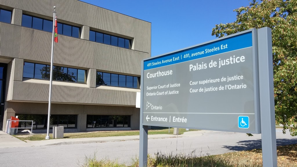Milton Ontario Court of Justice 491 Steeles Ave E Milton ON L9T 1Y7