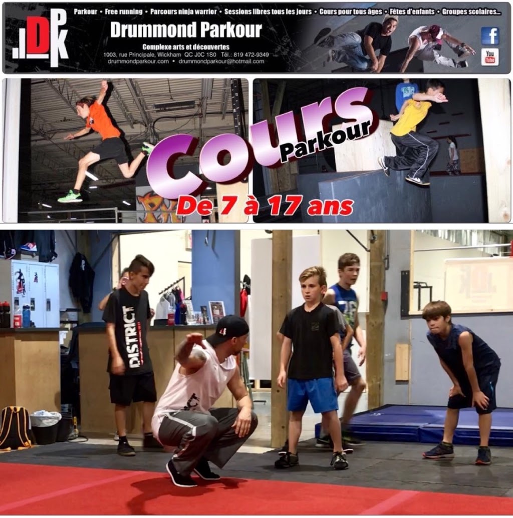 Drummond Parkour - DPK Parkour center | 1003 QC-139, Wickham, QC J0C 1S0, Canada | Phone: (819) 472-9349