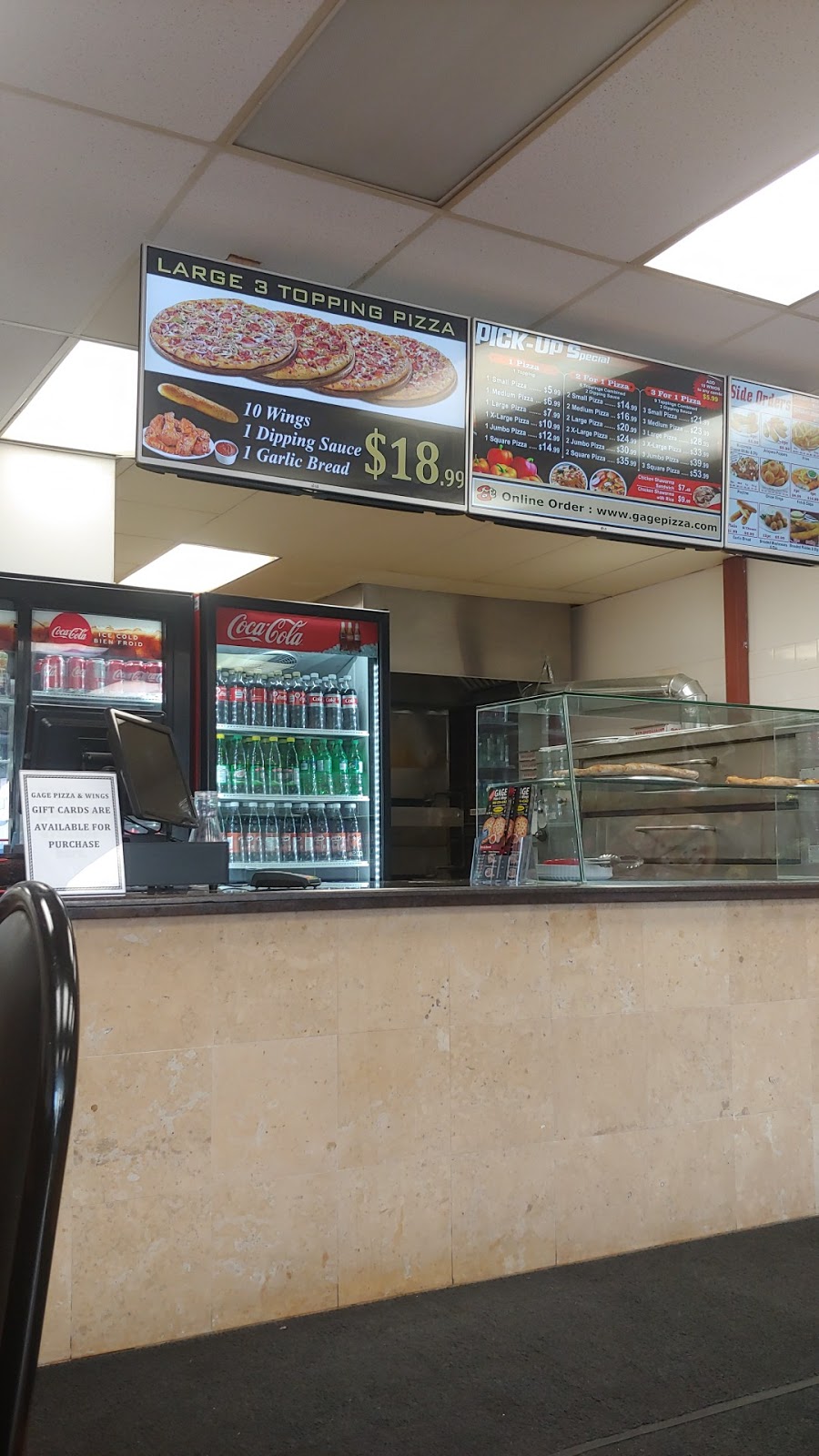 Gage Pizza & Wings | 804 Upper Gage Ave, Hamilton, ON L8V 4K4, Canada | Phone: (905) 574-4343