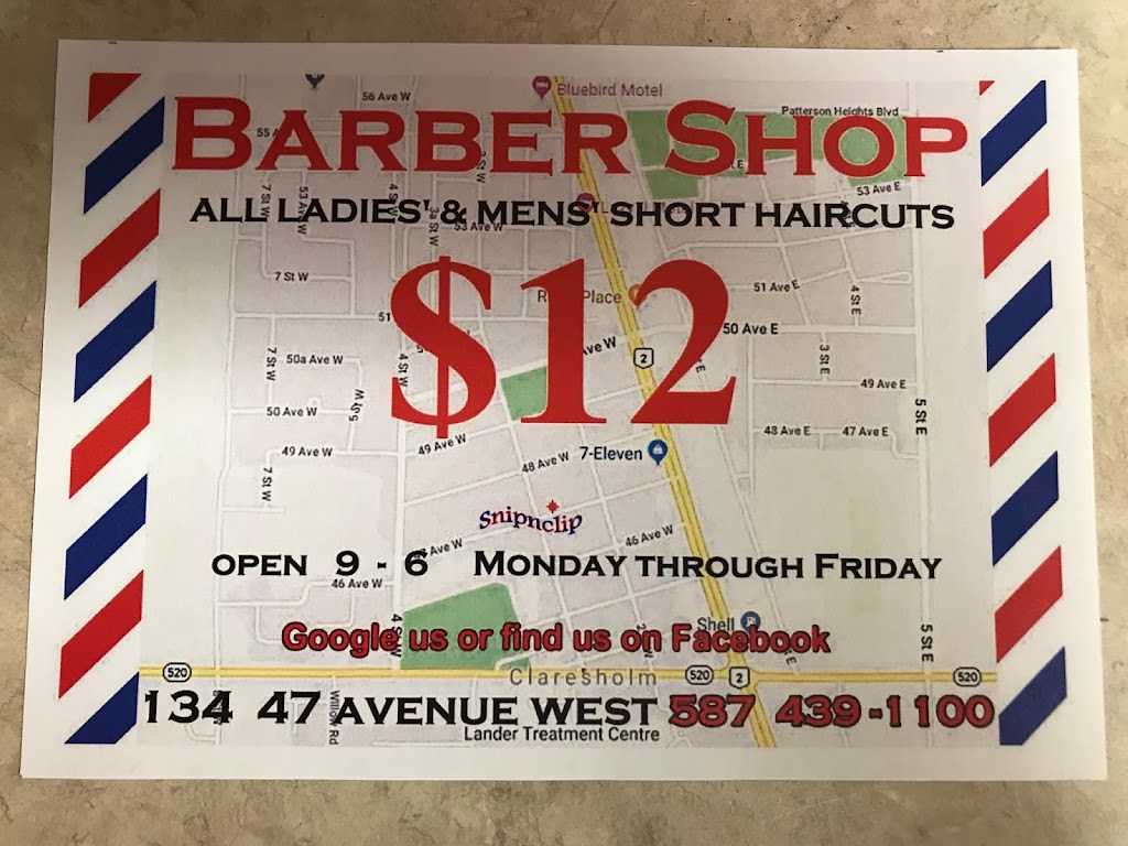 Snipnclip Haircutter | 134 47 Ave W, Claresholm, AB T0L 0T0, Canada | Phone: (587) 439-1100