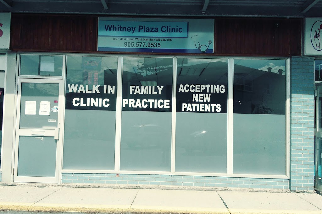 Whitney Medical Clinic | 1827 Main St W Unit 9, Hamilton, ON L8S 1H6, Canada | Phone: (905) 577-9535