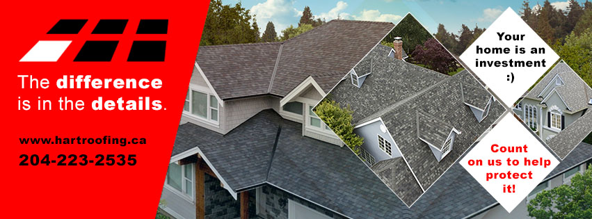 Hart Roofing and Renovations Inc. | 122 Rogan Dr, Winnipeg, MB R2Y 0Z5, Canada | Phone: (204) 223-5535