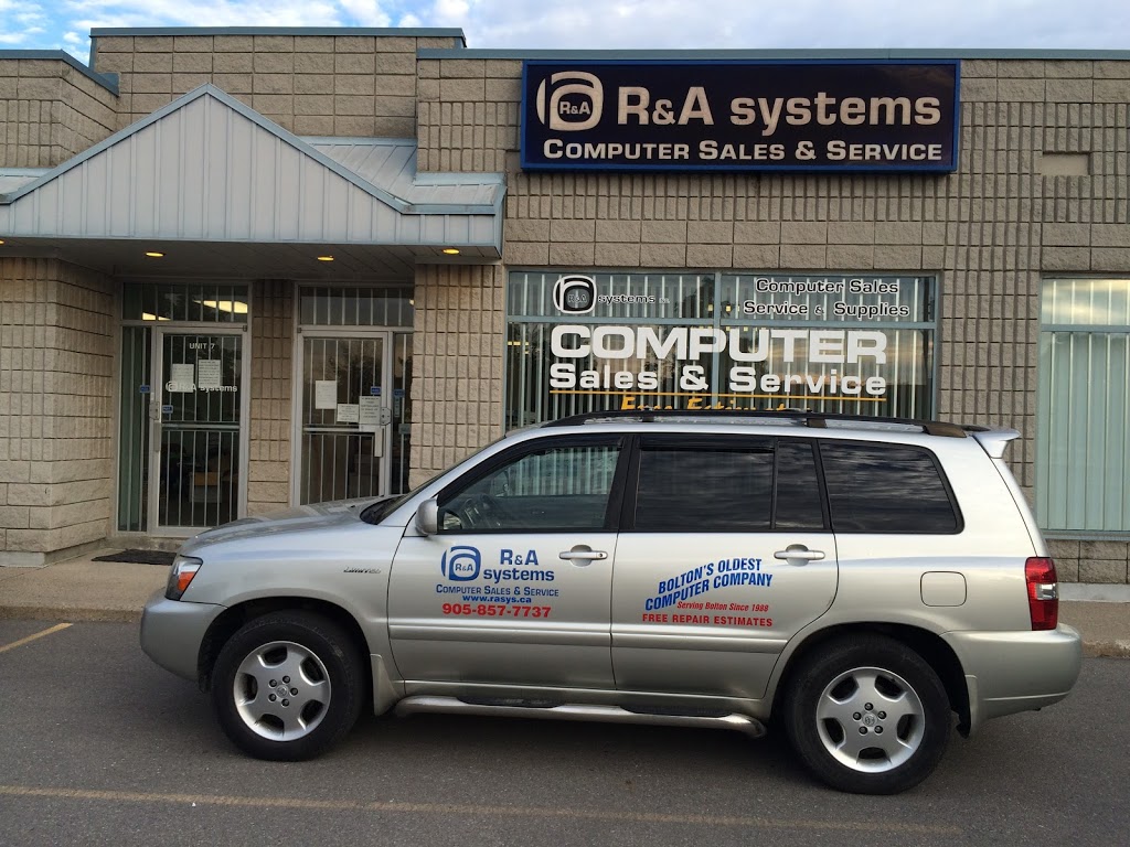 R & A Systems Inc | 2 Marconi Ct #8, Bolton, ON L7E 1E5, Canada | Phone: (905) 857-7737