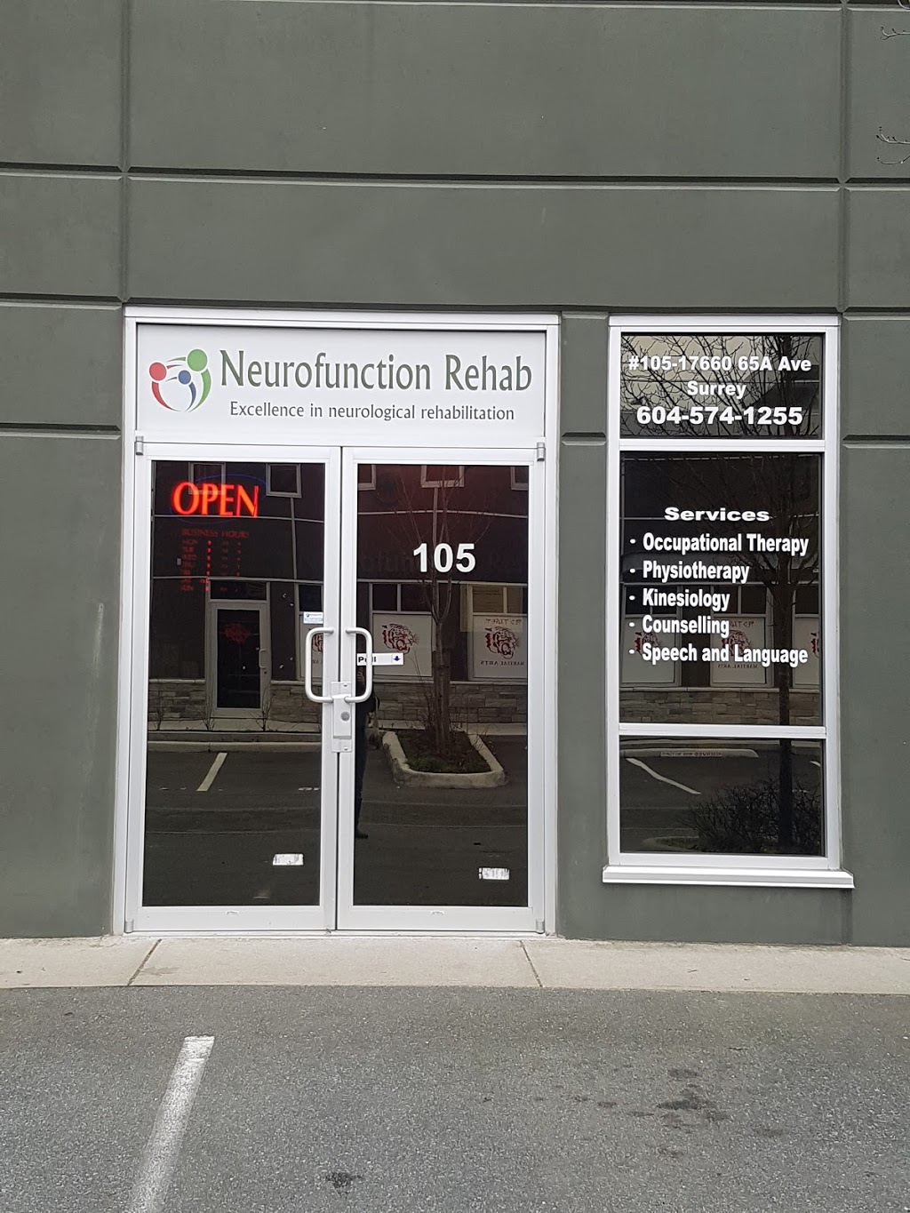Neurofunction Rehab | 17660 65a Ave #105, Surrey, BC V3S 5N4, Canada | Phone: (604) 574-1255
