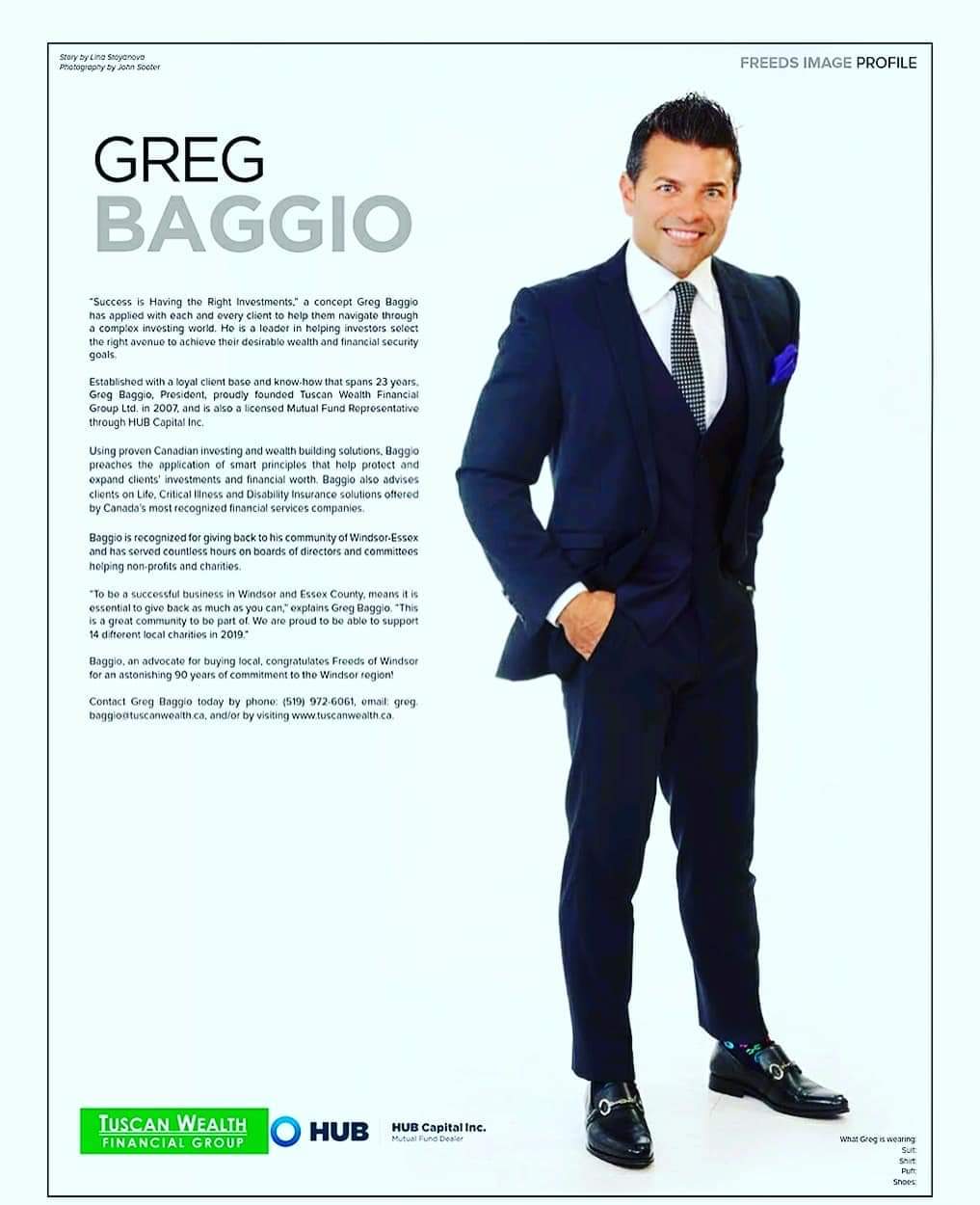 Tuscan Wealth Financial Group Ltd / Hub Capital Inc | 3063 Walker Rd Suite 101, Windsor, ON N8W 3R4, Canada | Phone: (519) 972-6061