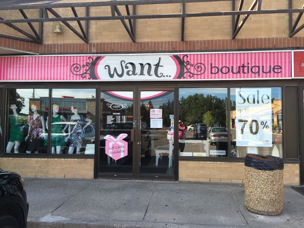 Want Boutique | 9301 Bathurst St, Richmond Hill, ON L4C 9S2, Canada | Phone: (905) 883-9268