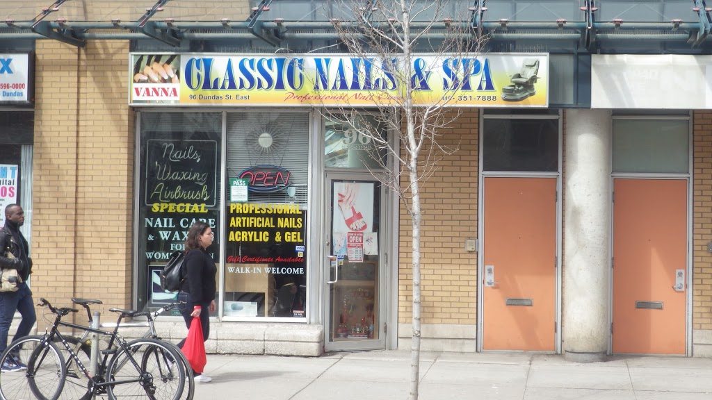 Vanna Classic Nails & Spa | 96 Dundas St E, Toronto, ON M5B 1C9, Canada | Phone: (416) 351-7888
