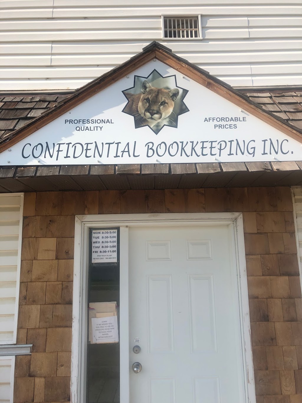 Confidential Bookkeeping Inc | point of interest | 126 Main St, New Norway, AB T0B 3L0, Canada | 7808552307 OR +1 780-855-2307