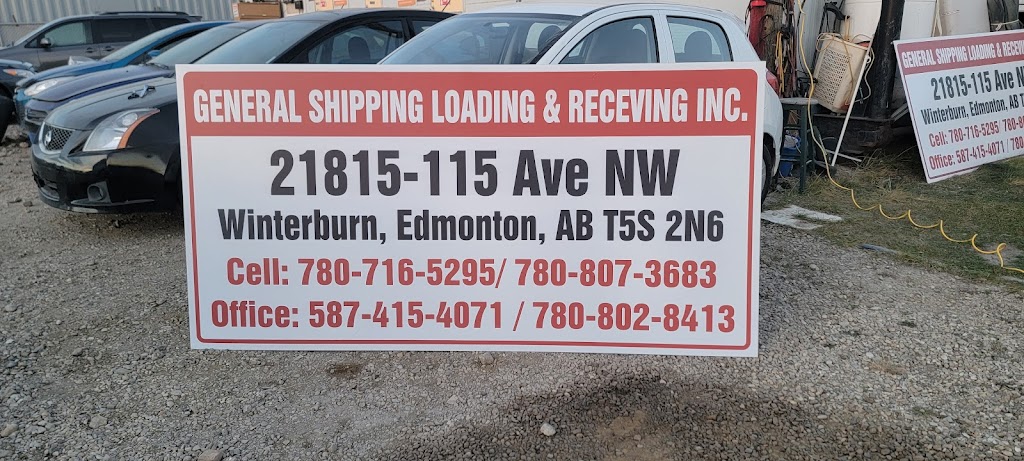 General Shipping Loading & Receiving Inc. | 21815 115 Ave NW, Edmonton, AB T5S 2N6, Canada | Phone: (780) 716-5295