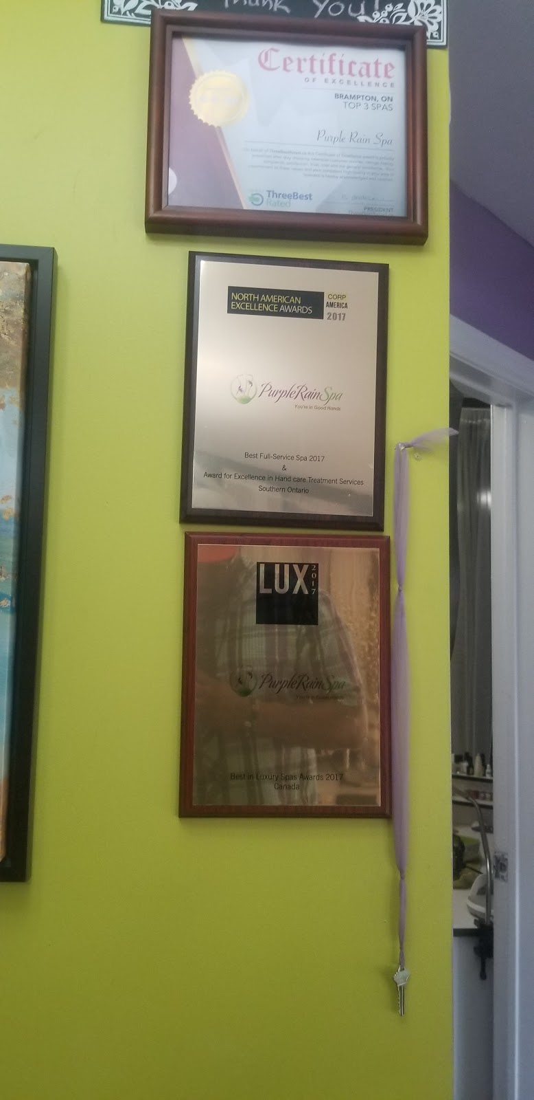 Purple Rain Spa | 60 Queen St E l14, Brampton, ON L6V 1A9, Canada | Phone: (905) 796-6649