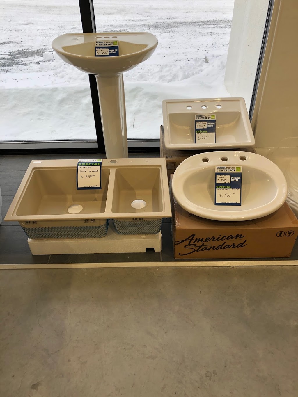 Déco Surfaces lentrepôt Montmagny | 132 Boulevard Taché O, Montmagny, QC G5V 3A5, Canada | Phone: (418) 241-2002