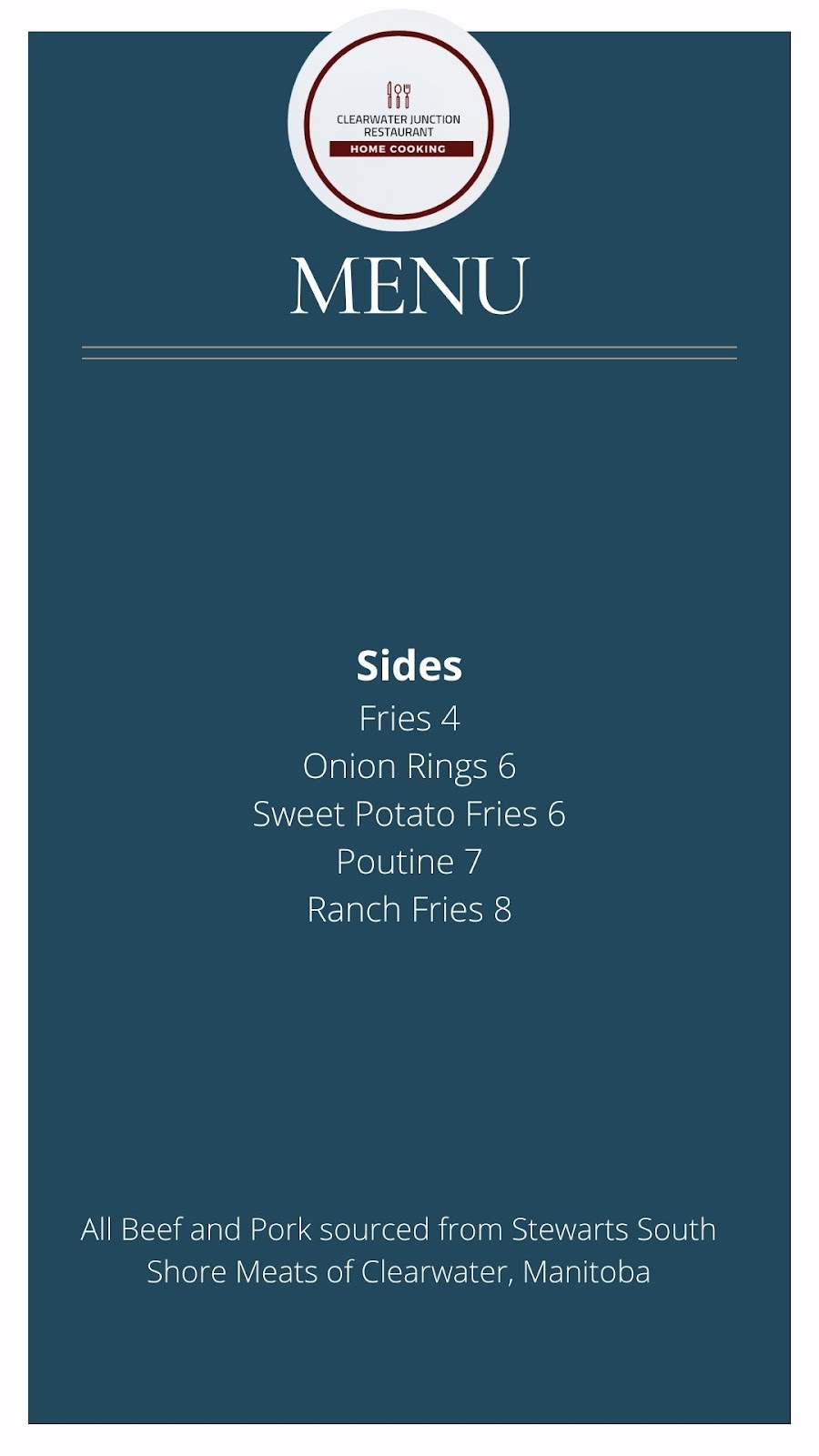 Clearwater Junction Restaurant | 33 boundary trail, Clearwater, MB R0K 0M0, Canada | Phone: (204) 873-2623