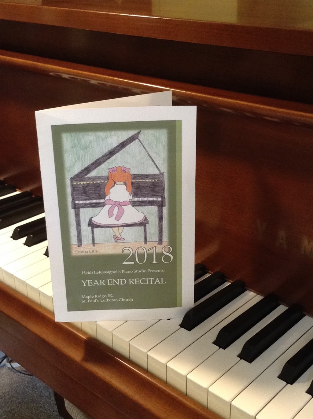 Heidi LeRossignols Piano Studio | 11720 Cottonwood Dr #57, Maple Ridge, BC V2X 0G7, Canada | Phone: (604) 787-4658