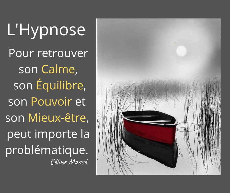 Céline Massé Hypnose | 1676 Rue Brûlotte, Sherbrooke, QC J1E 3P3, Canada | Phone: (819) 679-4597