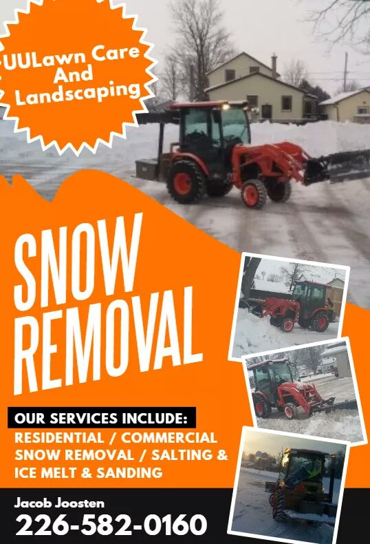 UULawn Care and Landscaping | 581 Victoria St, Watford, ON N0M 2S0, Canada | Phone: (226) 582-0160