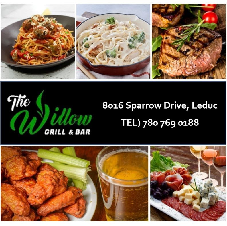 The Willow Grill & Bar | 8016 Sparrow Dr, Leduc, AB T9E 8B7, Canada | Phone: (780) 769-0188