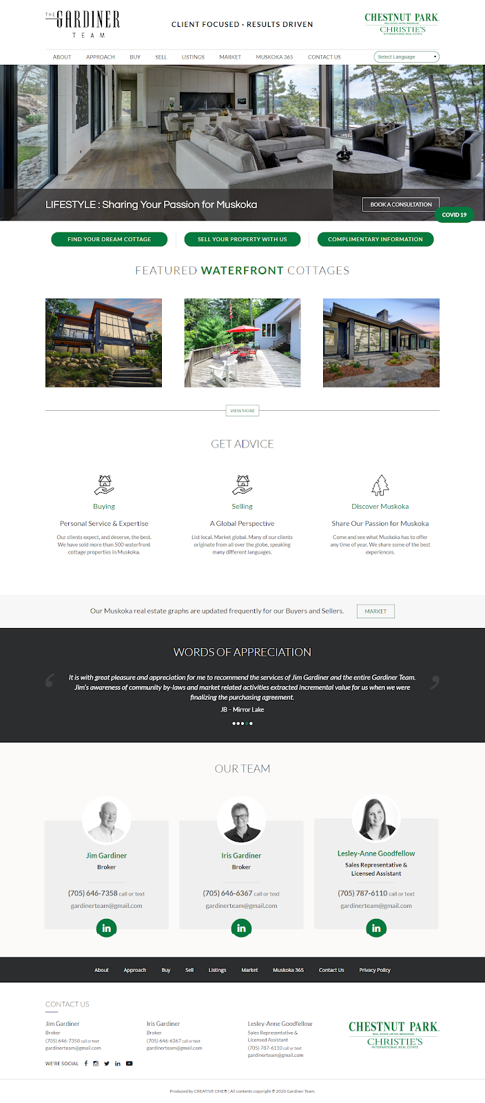 CREATIVE ONE® | Web Design | 1 Crescent Rd Suite 202, Huntsville, ON P1H 1Z6, Canada | Phone: (705) 788-3932