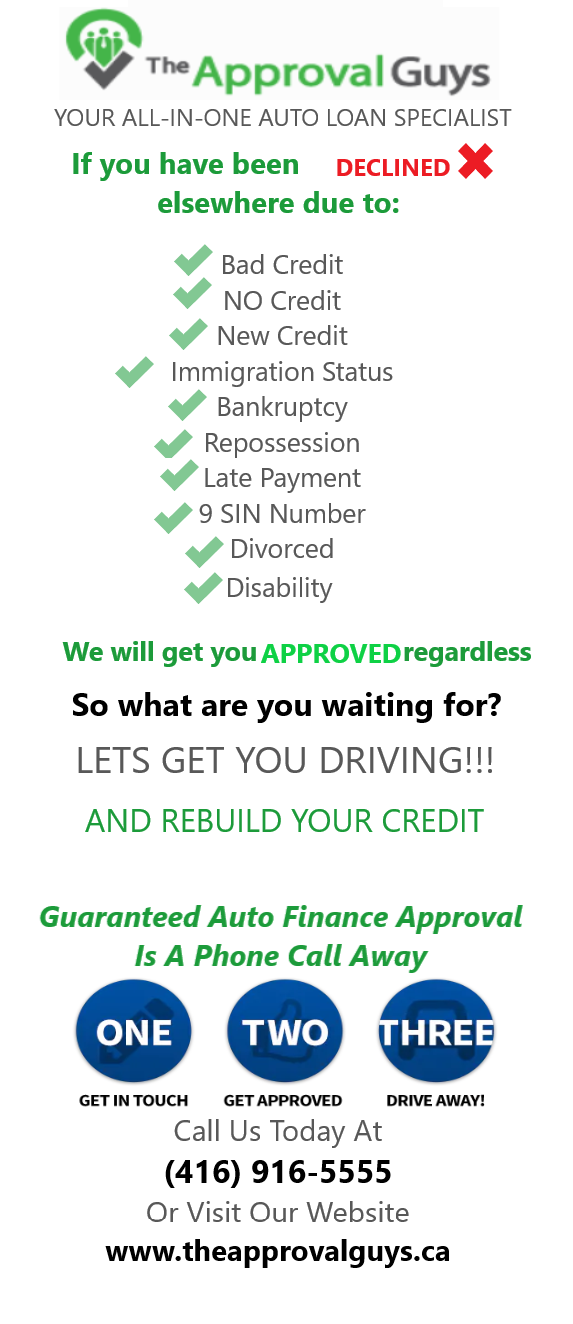 The Approval Guys | 1270 Finch Ave W #7, North York, ON M3J 3J7, Canada | Phone: (416) 916-5555
