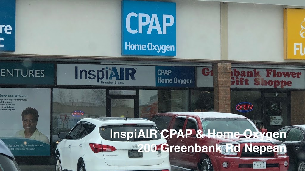 InspiAIR Ottawa CPAP & Home Oxygen | health | 250 Greenbank Rd Unit 2B, Nepean, ON K2H 8X4, Canada | 6134228000 OR +1 613-422-8000