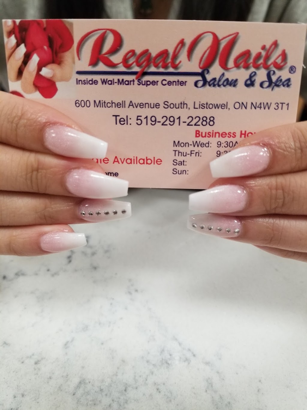 Regal Nails, Salon & Spa | 600 Mitchell Rd S, Listowel, ON N4W 3T1, Canada | Phone: (519) 291-2288