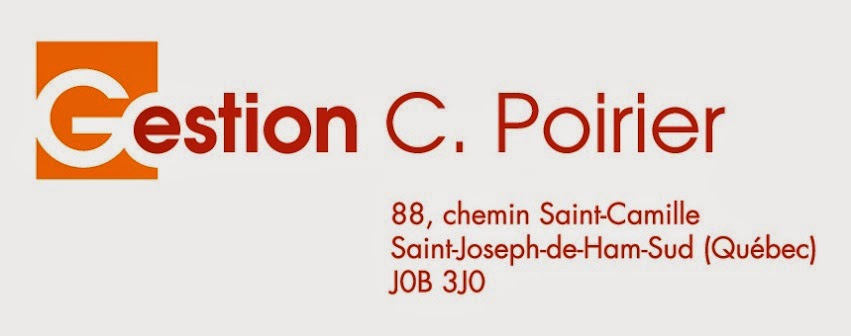 Gestion C Poirier Inc | 87 Rue Desrivières, Saint-Camille, QC J0A 1G0, Canada | Phone: (819) 780-2932