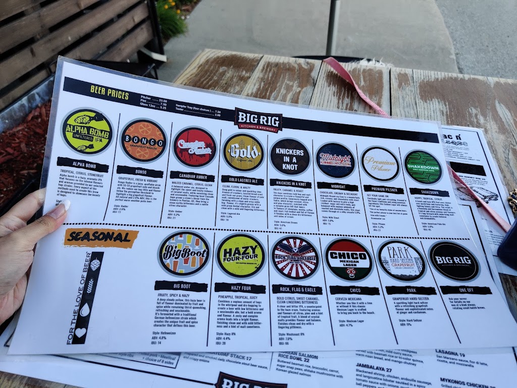 Big Rig Kitchen & Brewery - Richmond Hill | 125 York Blvd #135, Richmond Hill, ON L4B 3J6, Canada | Phone: (905) 707-6777