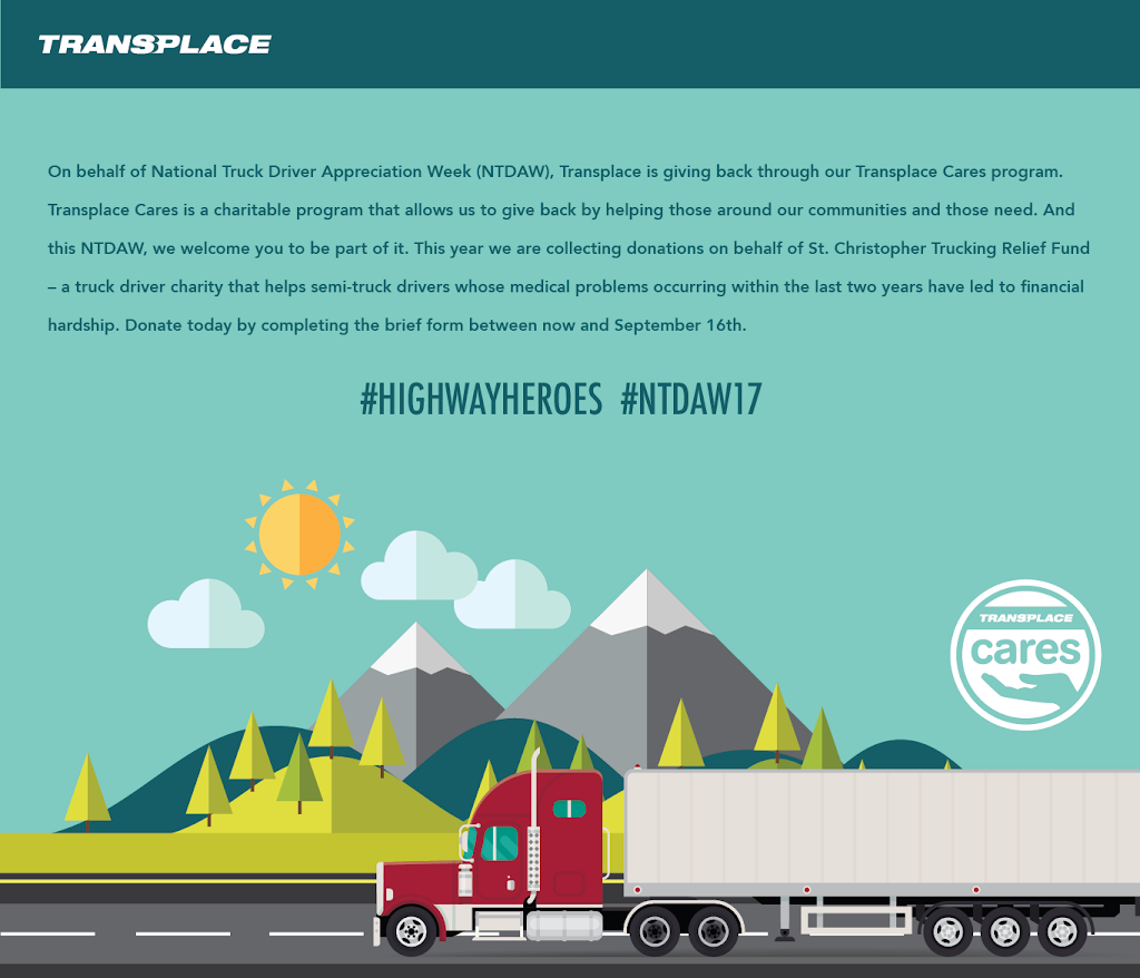 Transplace | East, 1 Av. Holiday #703, Pointe-Claire, QC H9R 5N3, Canada | Phone: (514) 312-1871