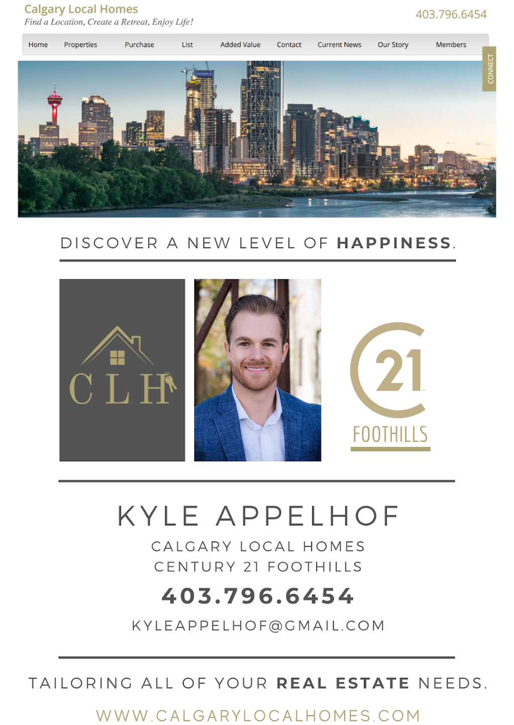 KYLE APPELHOF | REAL ESTATE PROFESSIONAL | 16 Evergreen Gardens SW, Calgary, AB T2Y 2V9, Canada | Phone: (403) 796-6454