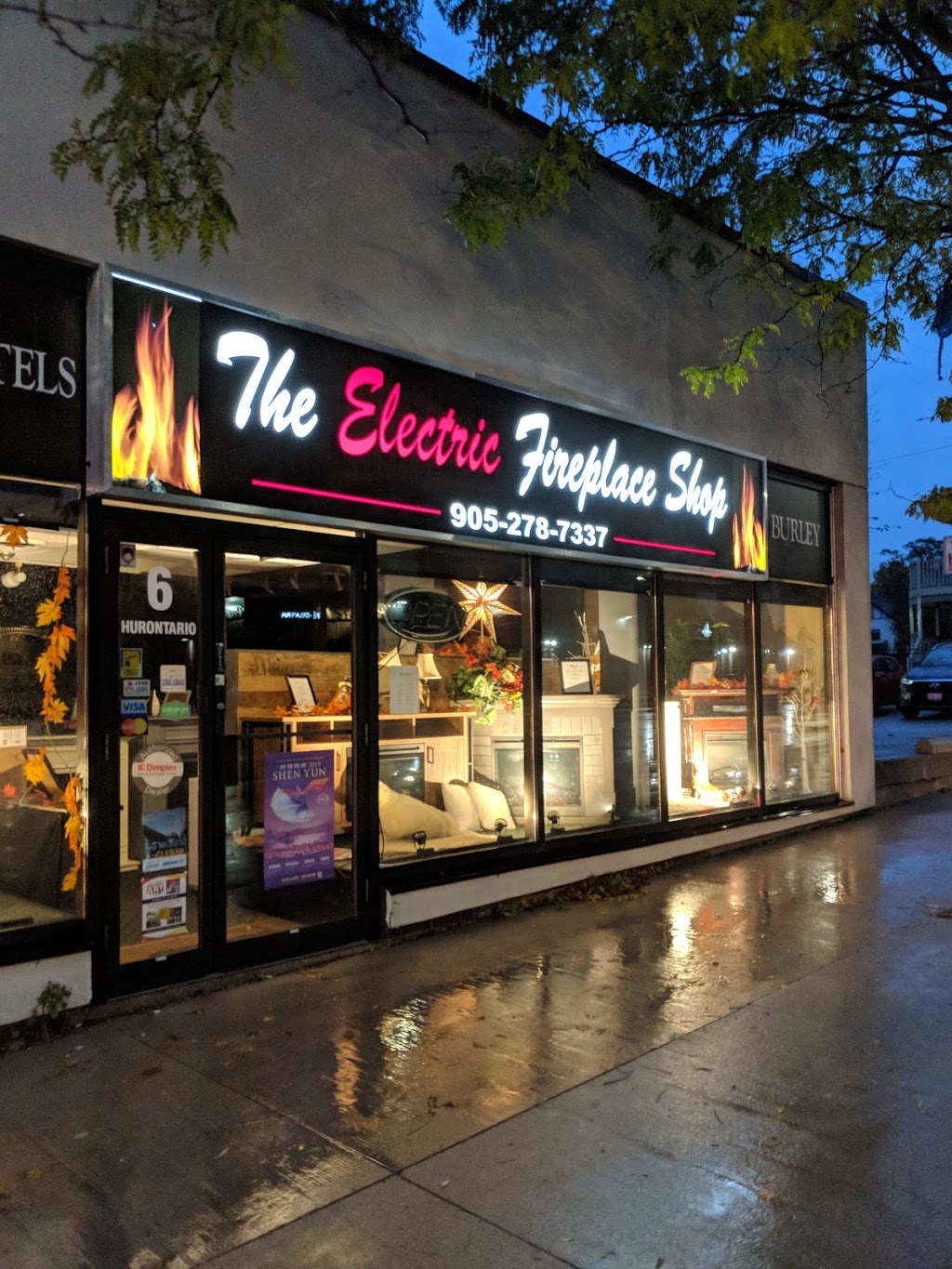 The Electric Fireplace Shop | 6 Hurontario St, Mississauga, ON L5G 3G7, Canada | Phone: (905) 278-7337
