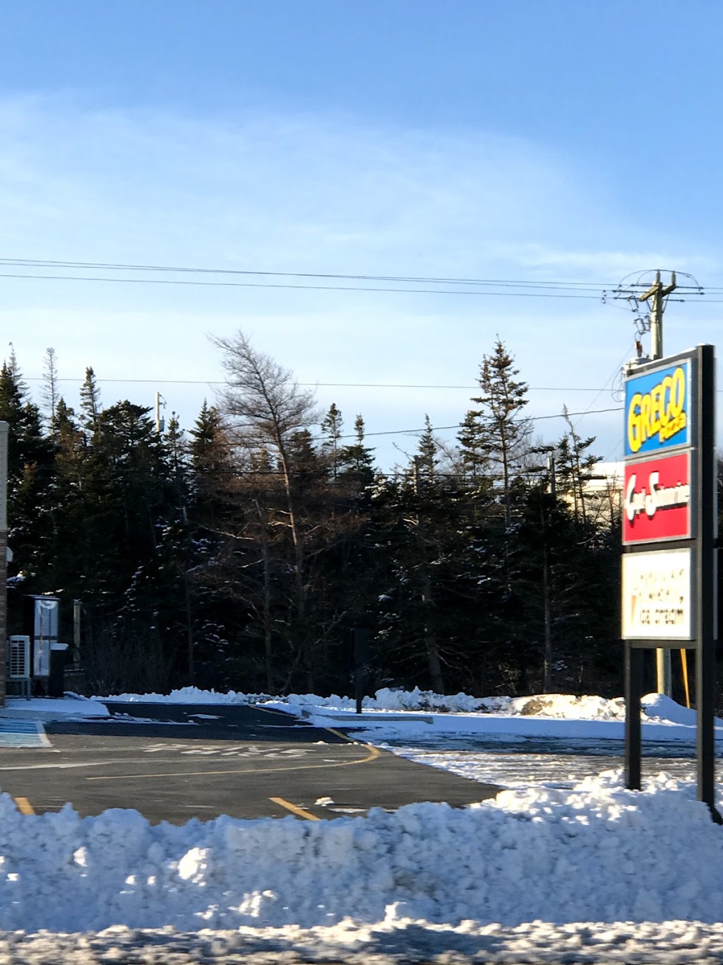 Greco Pizza | 83 Trans-Canada Hwy, Colinet, NL A0B 1M0, Canada | Phone: (709) 759-3388