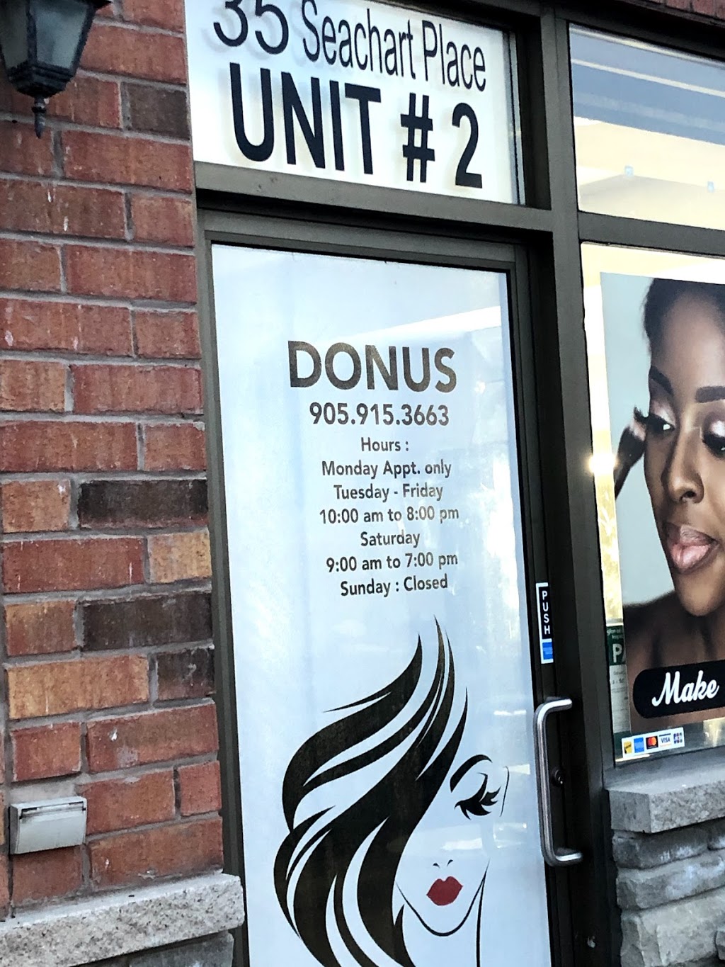 Donus Hands of Beauty | 35 Seachart Pl Right opp. BMO - 8950 Hwy 50 Hwy 50 &, Ebenezer Rd, Brampton, ON L6P 3A3, Canada | Phone: (905) 915-3663
