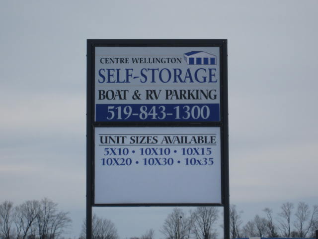 Centre Wellington Self Storage | 730 Glengarry Crescent, Fergus, ON N1M 2W7, Canada | Phone: (519) 843-1300