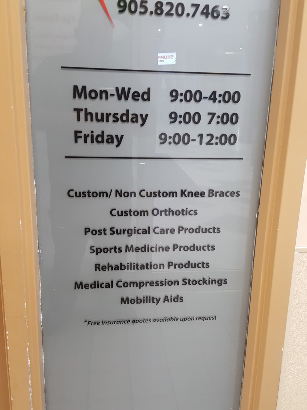 Brace Yourself Orthopaedics | 2000 Credit Valley Rd, Mississauga, ON L5M 4N4, Canada | Phone: (905) 820-7463