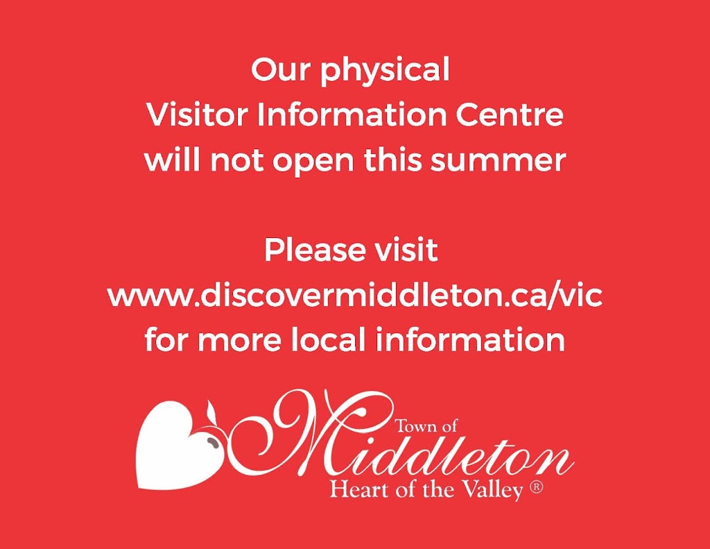 Tourist Bureau | Town Hall, 131 Commercial St, Middleton, NS B0S 1P0, Canada | Phone: (902) 825-4841 ext. 106