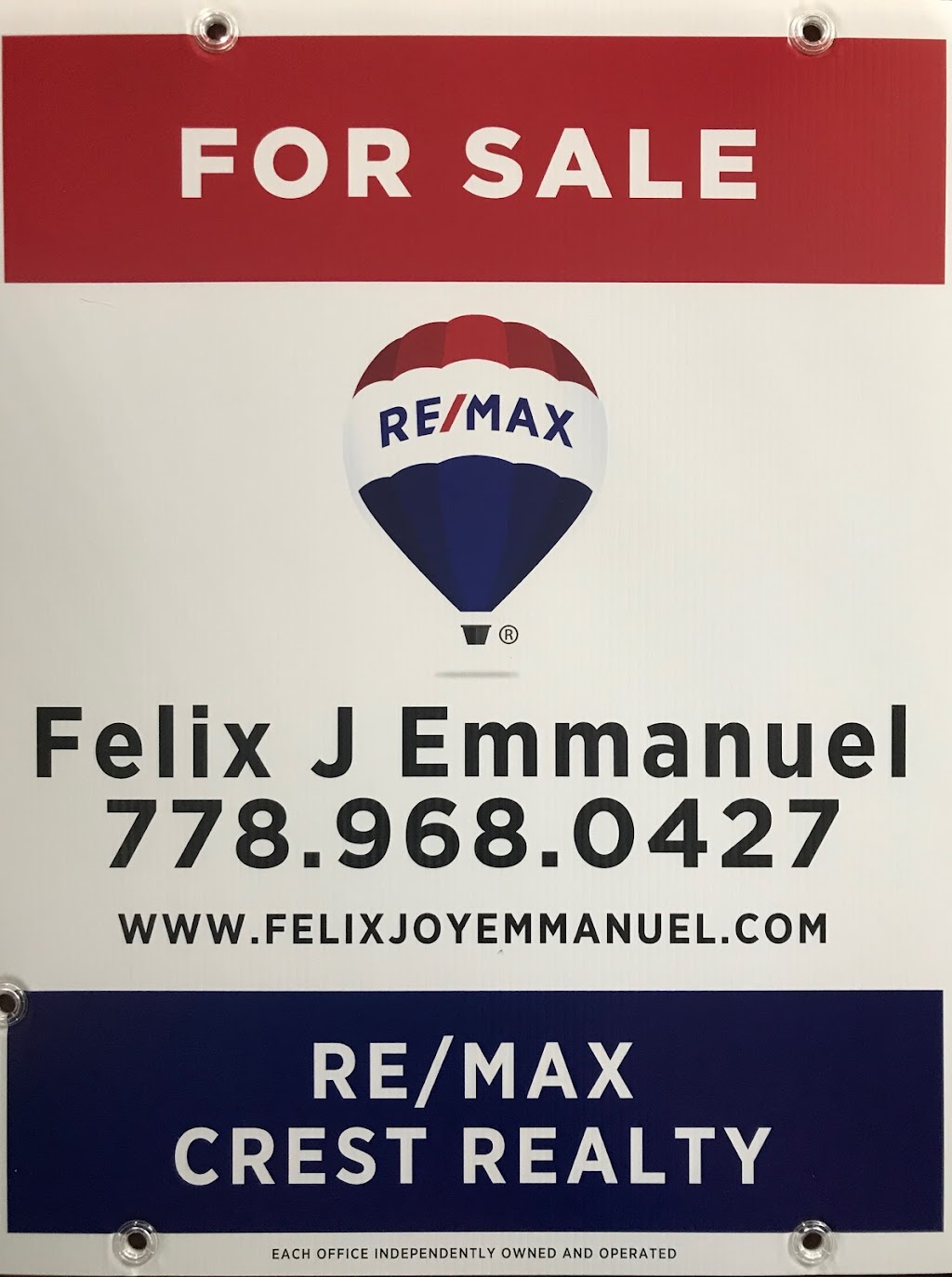 Felix J Emmanuel Real Estate | 3215 Macdonald St, Vancouver, BC V6L 2N2, Canada | Phone: (778) 968-0427