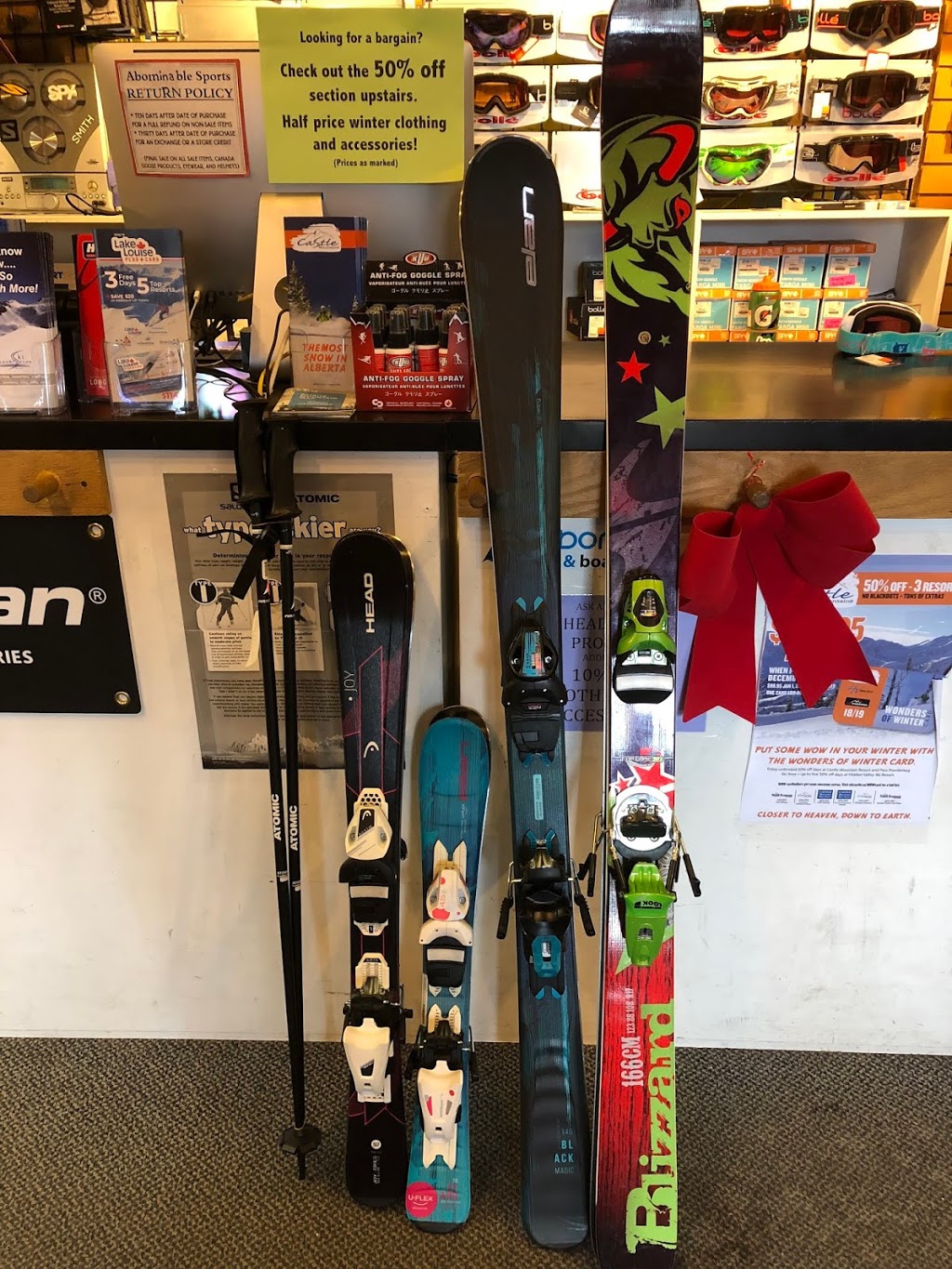 Abominable Sports | 410 Crowchild Trail NW, Calgary, AB T2N 4J6, Canada | Phone: (403) 283-1212