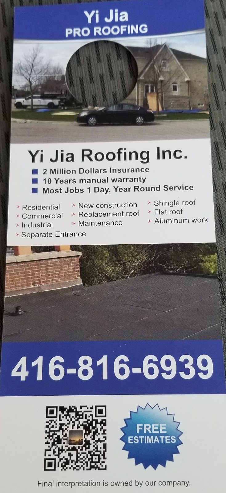 Tommy Roofing | 7 Jimston Dr, Markham, ON L3R 6S4, Canada | Phone: (416) 816-6939