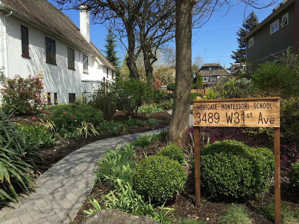 Westgate Montessori School | 3489 W 31st Ave, Vancouver, BC V6S 1X6, Canada | Phone: (604) 221-9300