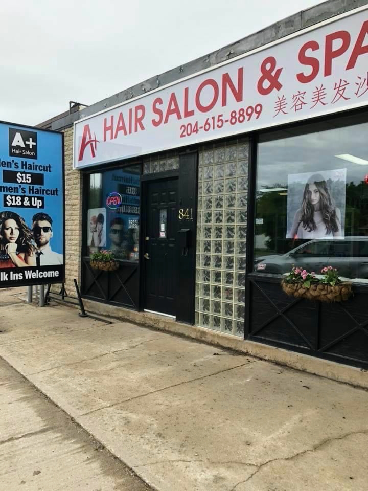 A+ Hair Salon & Spa | 841 Henderson Hwy, Winnipeg, MB R2K 2L4, Canada | Phone: (204) 615-8899