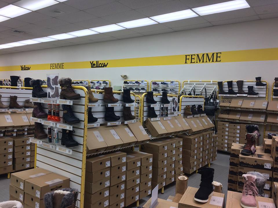 Chaussures Yellow | 1224 Bd Marcotte, Roberval, QC G8H 2P2, Canada | Phone: (418) 275-5504